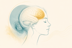 Prefrontal cortex and stress diagram for focus after 50
